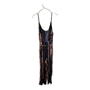 Boho Flowy Romper with beautiful pattern Plus Size 2X